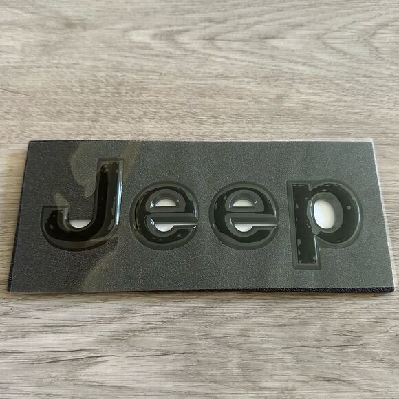 Jeep | Design | Jeep 3d Letters Sticker Decals Shiny Black | Poshmark